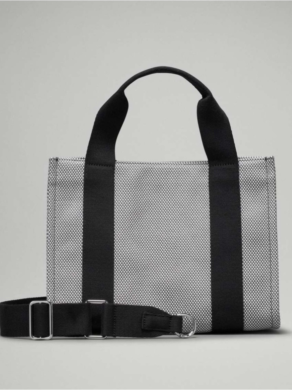 NWT Lululemon Two Tone Canvas Mini Boxy Tote 4.5L - Black BUNDLE - Picture 2 of 14
